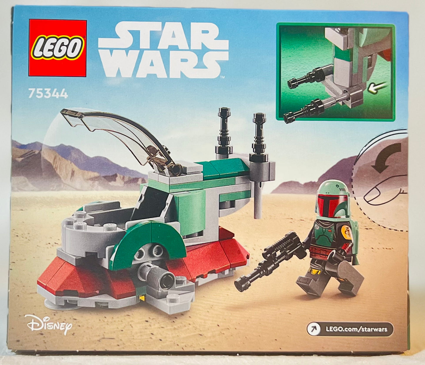 LEGO Star Wars Boba Fett's Starship Microfighter 75344