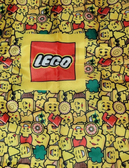 Lego Storage MINI FIGURE ALLOVER PRINT Drawstring Backpack